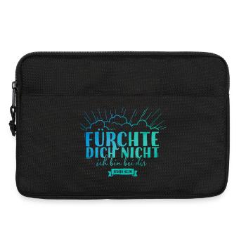 Fear not - Laptop bag 13" - black - Front