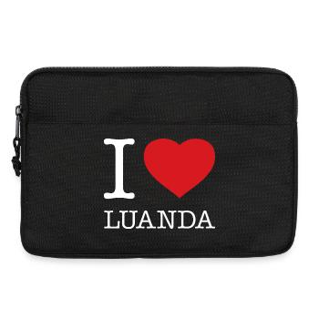 I LOVE LUANDA Angola - Laptoptasche 13" - Schwarz - Vorne