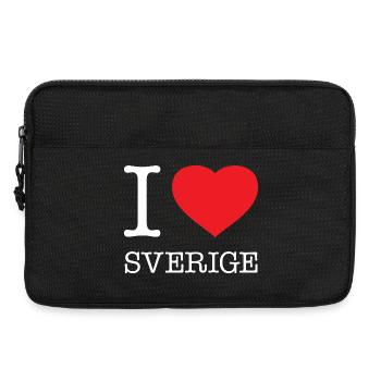 J’AIME SVERIGE Suède Schweden - Sacoche pour ordinateur portable 13 pouces - noir - Devant