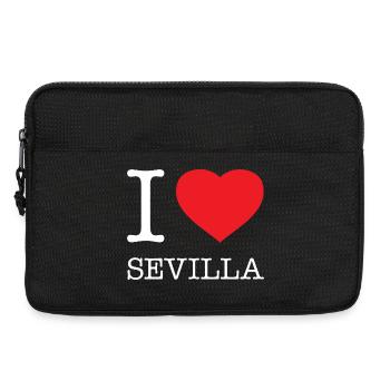 I LOVE SEVILLA Spain Spanien - Laptoptasche 13" - Schwarz - Vorne