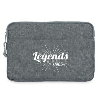 Geburtstag Legenden Jahrgang 1965 Retro Design - Laptoptasche 13" - Grau meliert - Vorne