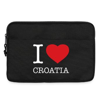I LOVE CROATIA - Laptoptasche 13" - Schwarz - Vorne