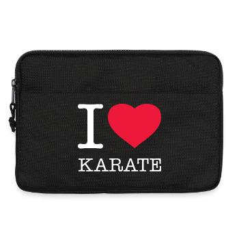 I LOVE KARATE - Laptoptasche 13" - Schwarz - Vorne