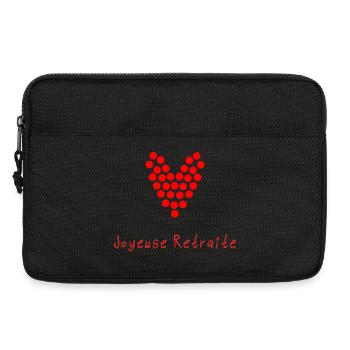 RETRAITE. RETRAITE. RETRAITEE. RETRAITE - Sacoche pour ordinateur portable 13 pouces - noir - Devant