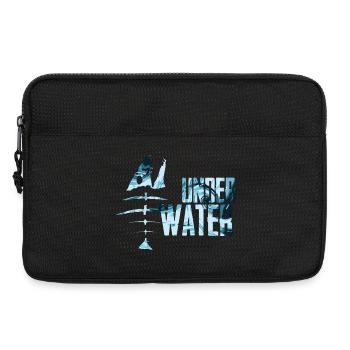 Unter Wasser Meeresfisch Motiv - Laptoptasche 13" - Schwarz - Vorne