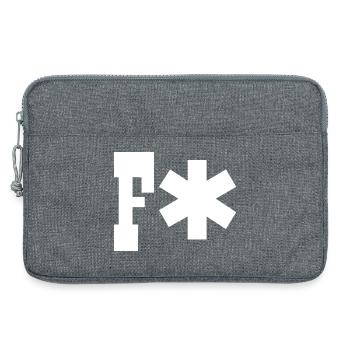 F* - Laptoptasche 13" - Grau meliert - Vorne