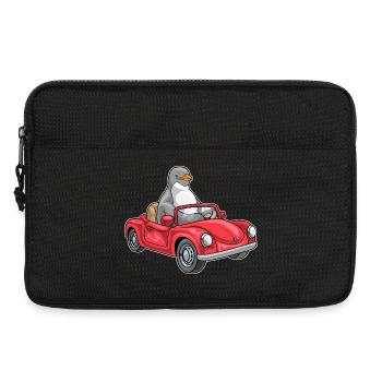 Pinguin Auto - Laptoptasche 13" - Schwarz - Vorne