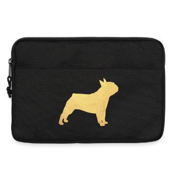 Carlin Or Chien Animal Love Deluxe Chien Wauwau Woof - Sacoche pour ordinateur portable 13 pouces - noir - Devant