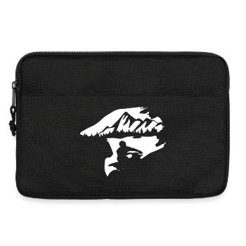Majestätische Berglandschaft Silhouette - Laptoptasche 13" - Schwarz - Vorne