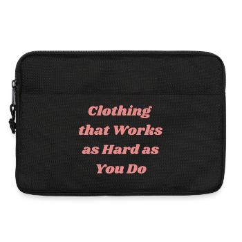 Conception audacieuse de t-shirt de citation de motivation - Sacoche pour ordinateur portable 13 pouces - noir - Devant