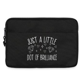 Diamond Painting Artist Just A Little Brilliance - Laptoptasche 13" - Schwarz - Vorne