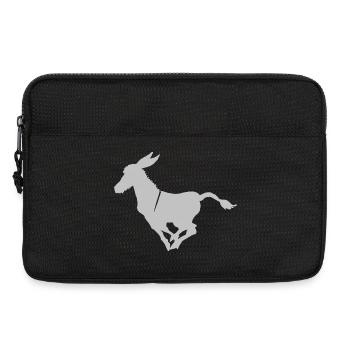Süßer Esel Geschenkidee für Eselfreunde - Laptoptasche 13" - Schwarz - Vorne