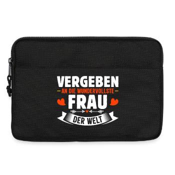 Malle VERGEBEN AN DIE WUNDERVOLLSTE FRAU - Laptoptasche 13" - Schwarz - Vorne