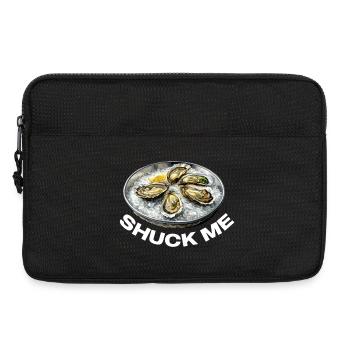 Oysters with lemon topping - Laptop bag 13" - black - Front