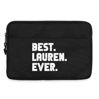 Best Lauren Ever Gift Saying - Laptop bag 13" - black - Front