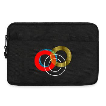 O Lettering Design - Laptoptasche 13" - Schwarz - Vorne