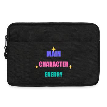 Hauptcharakter-Energie - Laptoptasche 13" - Schwarz - Vorne