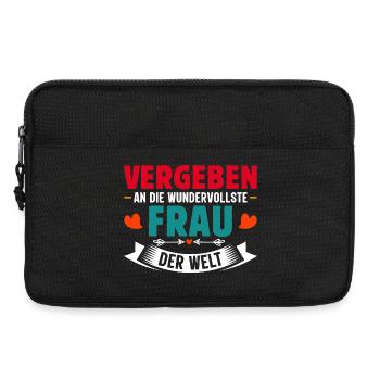 Malle VERGEBEN AN DIE WUNDERVOLLSTE FRAU - Laptoptasche 13" - Schwarz - Vorne