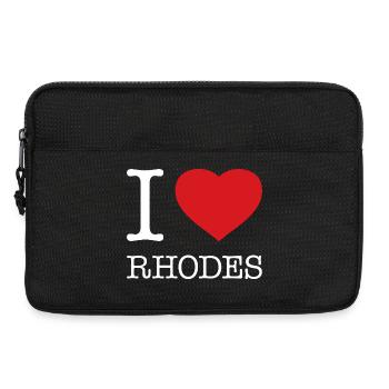 I love Rhodes Rhodos - Laptop bag 13" - black - Front