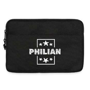 Philian - Sacoche pour ordinateur portable 13 pouces - noir - Devant
