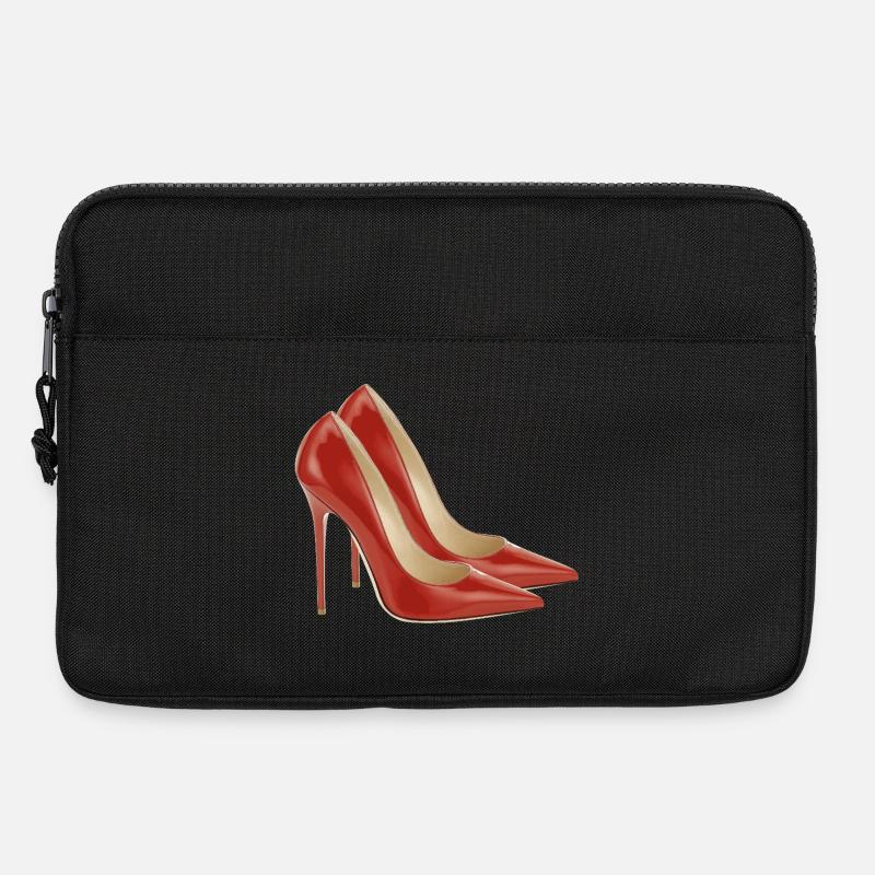Pump it up - rote Pumpen - Laptoptasche 13" - Schwarz