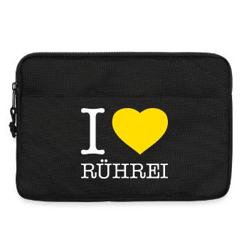 I love Rührei - Laptoptasche 13" - Schwarz - Vorne