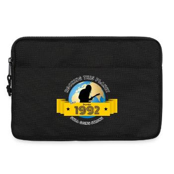 33. Geburtstag fait vibrer cette planète depuis 12/1992 - Sacoche pour ordinateur portable 13 pouces - noir - Devant