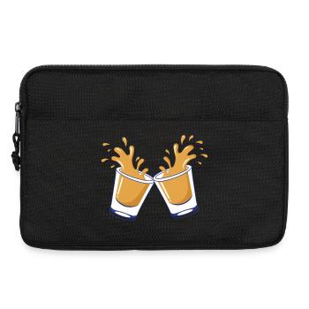 Anstoßen Splash-Design - Laptoptasche 13" - Schwarz - Vorne