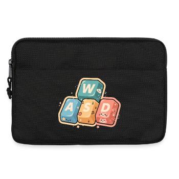 Kawaii WASD Gaming Gamer Cute Cute Gift - Laptop bag 13" - black - Front