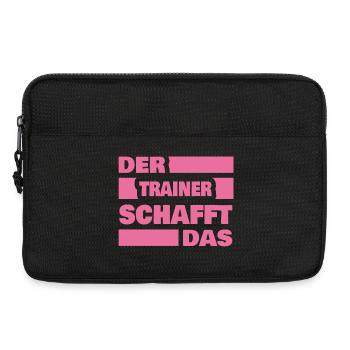 Cadeau pour l’entraîneur - Sacoche pour ordinateur portable 13 pouces - noir - Devant