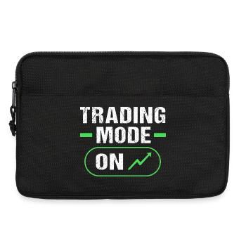 Aktien Finanzen Geld Trading Bitcoin Kapital - Laptoptasche 13" - Schwarz - Vorne