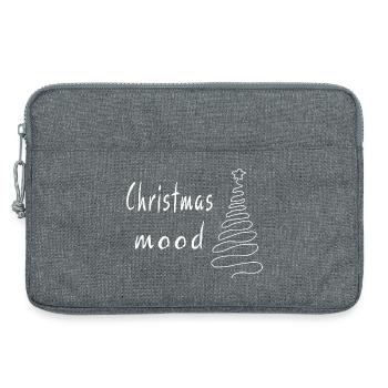 Christmas Mood – Minimalist Christmas Tree  - Laptoptasche 13" - Grau meliert - Vorne