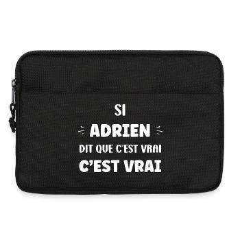 Adrien says it's true - Laptop bag 13" - black - Front