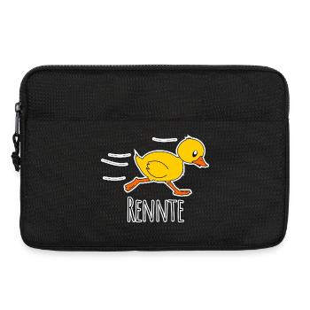Funny race race for joggers and marathon - Laptop bag 13" - black - Front