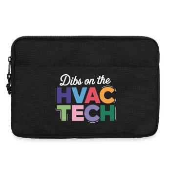 Technicien CVC drôle qui dit expert en réparation - Sacoche pour ordinateur portable 13 pouces - noir - Devant