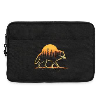 Loup, Forêt, Nature, Nature sauvage, Extérieur, Animal - Sacoche pour ordinateur portable 13 pouces - noir - Devant