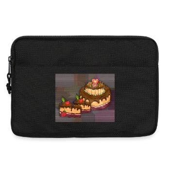 Cake - Laptop bag 13" - black - Front