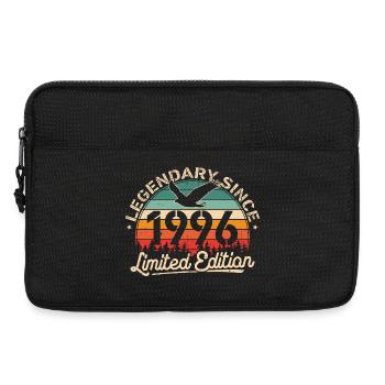 1996 Vintage Anniversaire Cadeau Rétro - Sacoche pour ordinateur portable 13 pouces - noir - Devant
