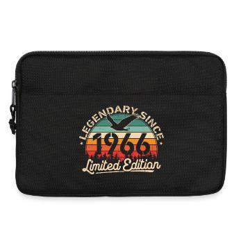 1966 Vintage Birthday Retro Gift - Laptop bag 13" - black - Front