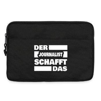 journalist - Laptop bag 13" - black - Front