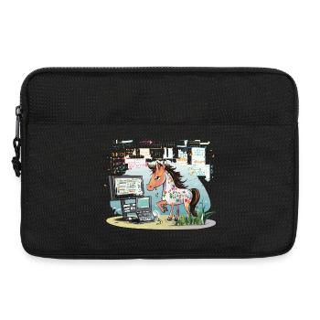 Digital Graffiti Pony - Laptop bag 13" - black - Front