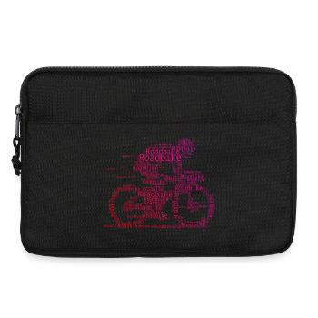 Graphique vélo de route pour vélo de route - Sacoche pour ordinateur portable 13 pouces - noir - Devant