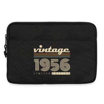 Vintage 1956 Vintage Retro Birthday Gift - Laptop bag 13" - black - Front