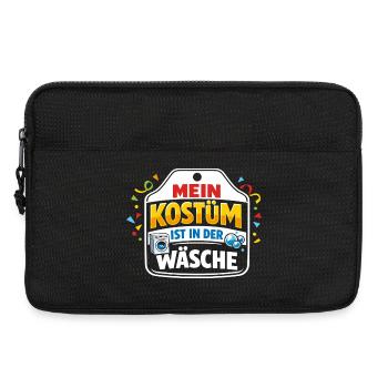 Karneval Kostüm Wäsche Lustig Geschenk - Laptoptasche 13" - Schwarz - Vorne