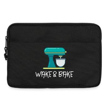 Wake And Bake - Laptop bag 13" - black - Front