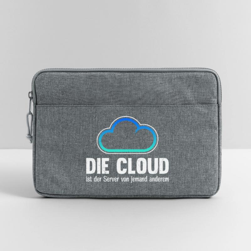 Coder THE CLOUD IS SOMEONE ELSE'S SERVER Laptop bag 13"