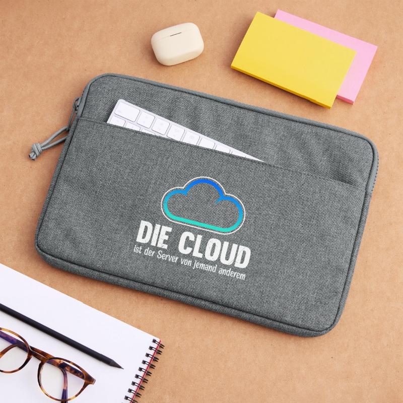 Coder THE CLOUD IS SOMEONE ELSE'S SERVER Laptop bag 13"