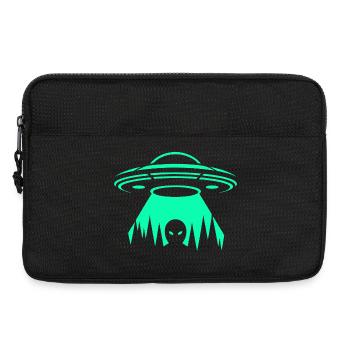 UFO Neon Abduction - Laptop bag 13" - black - Front