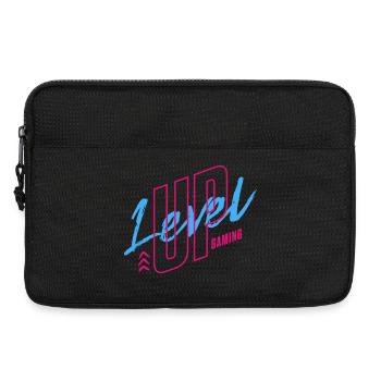 Logo Neon Retro Gaming Ambiance années 80 - Sacoche pour ordinateur portable 13 pouces - noir - Devant