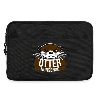 Otter Nonsense Lustig Wortspiel Otter Liebe Spruch - Laptoptasche 13" - Schwarz - Vorne